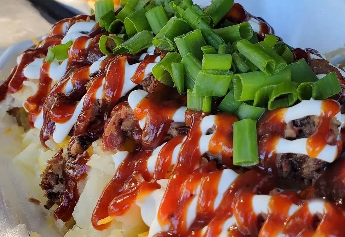 Brisket Loaded Baked Potato